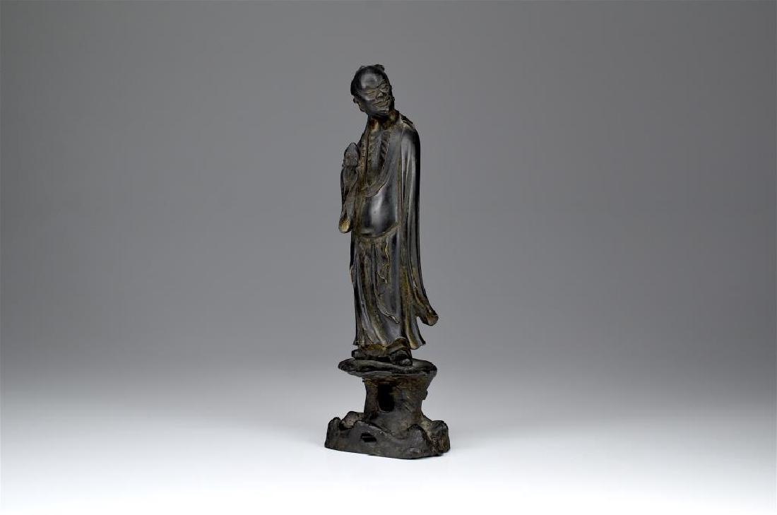 CHINESE BRONZE FIGURE OF DONGFANG SHUO (1 of 6)