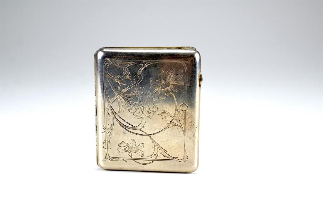 Russian silver cigarette case (1 of 5)