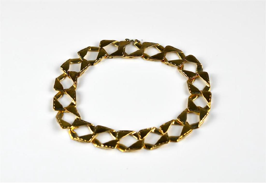 10k yellow gold bracelet (1 of 3)
