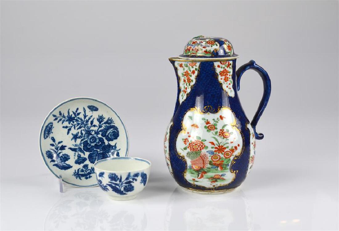 Worcester coffee pot w/ teabowl and saucer (1 of 6)