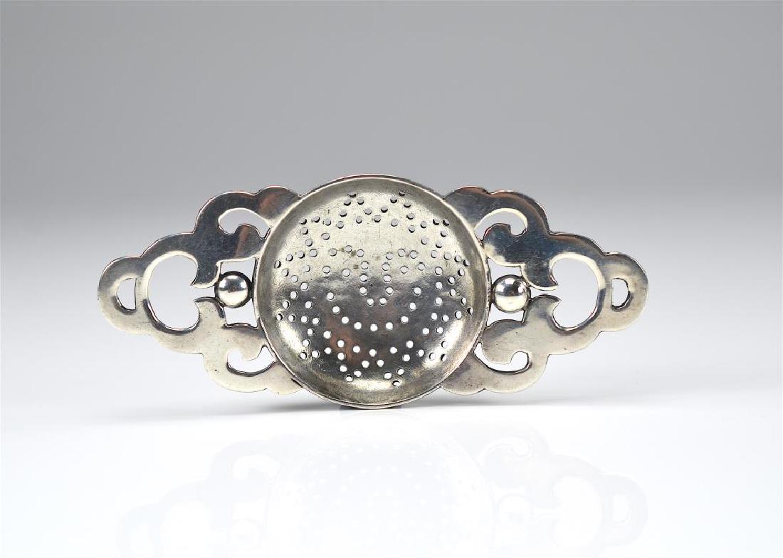William Spratling silver tea strainer (1 of 3)