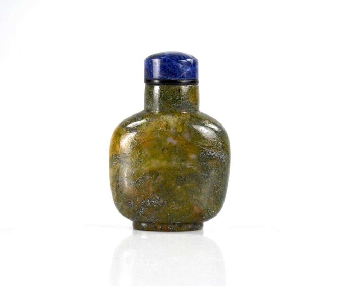 CHINESE DENDRITIC MOSS AGATE SNUFF BOTTLE (1 of 3)