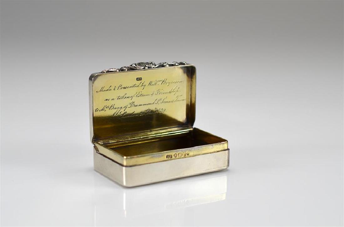 George IV silver snuff box (1 of 5)