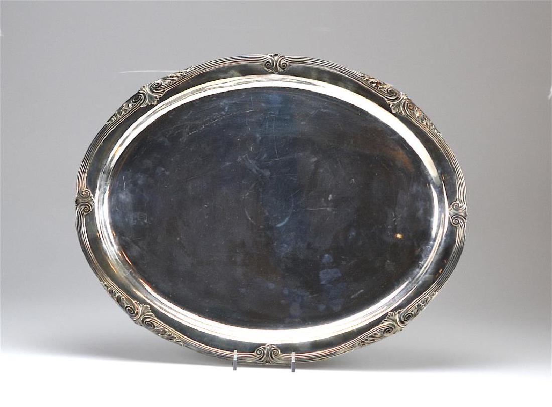 German Continental silver platter (1 of 4)