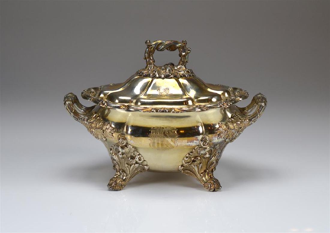 English Sheffield plate sauce tureen (1 of 6)