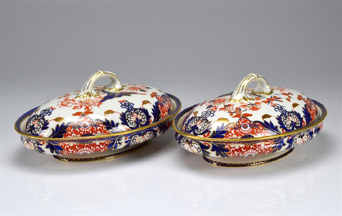 Pair of Royal Crown Derby Kings pattern tureens (1 of 5)