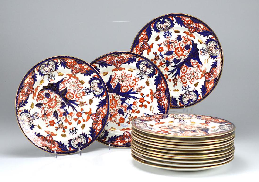 14 Royal Crown Derby Kings pattern dinner plates (1 of 5)