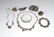 Lot of silver necklaces, brooches, and bracelets