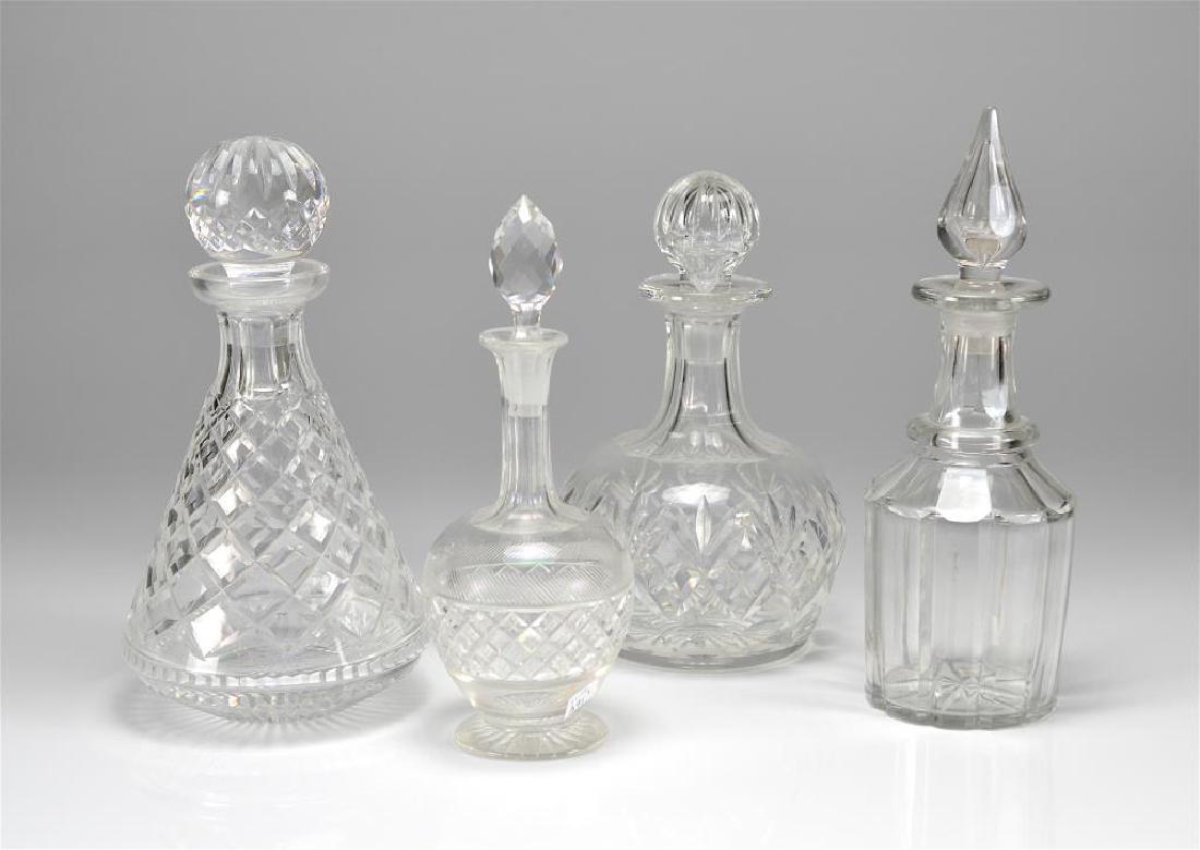 Four cut glass decanters (1 of 1)