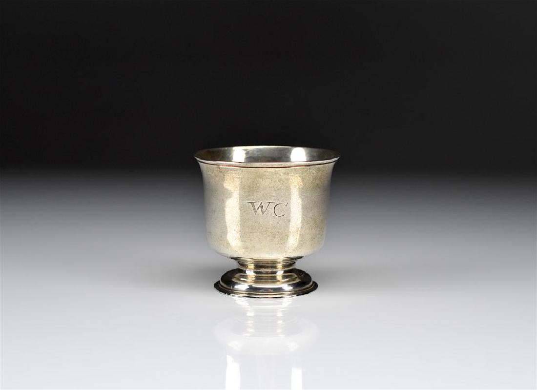 GEORGE II ENGLISH SILVER TOT CUP (1 of 2)
