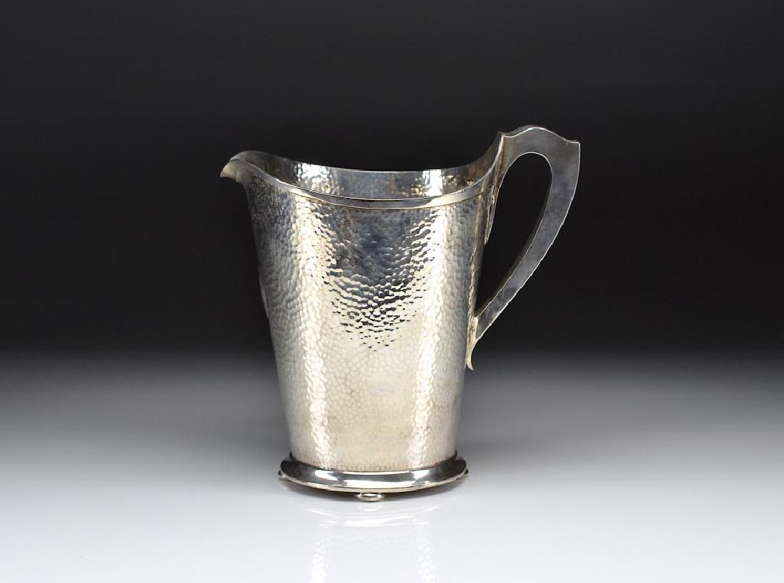 ARTS AND CRAFTS STYLE SILVER WATER PITCHER (1 of 5)