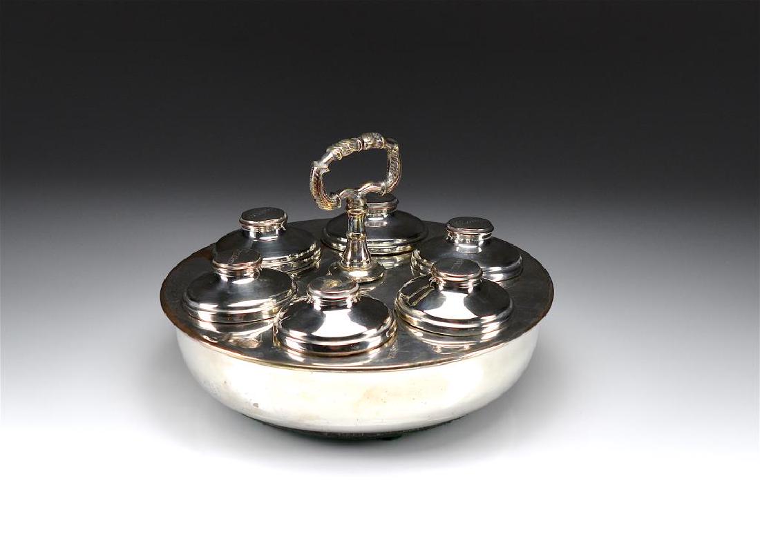SHEFFIELD PLATE SPICE HOLDER (1 of 8)