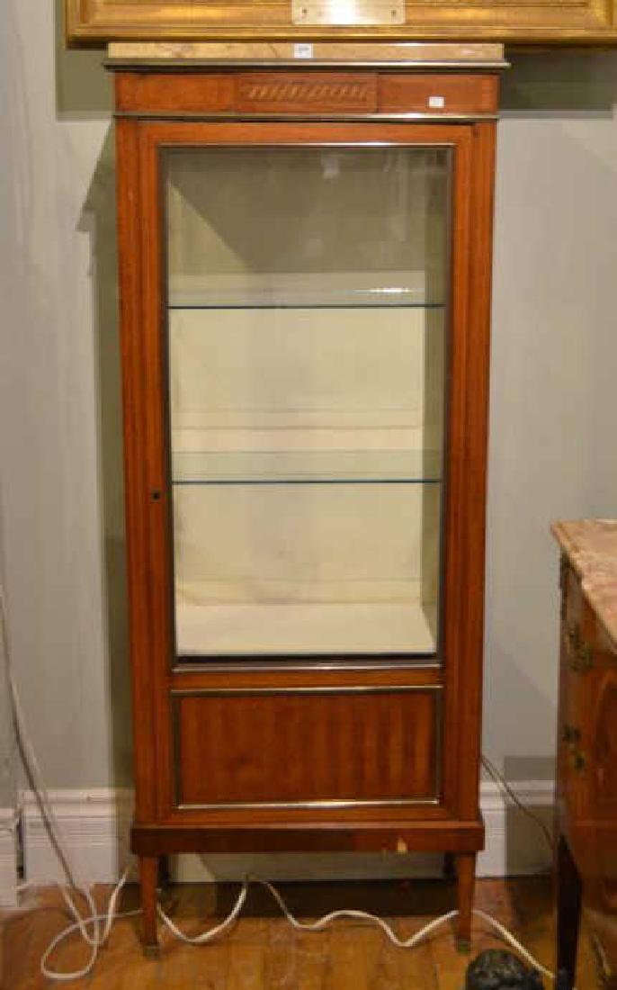 FRENCH GLAZED FRONT VITRINE (1 of 1)