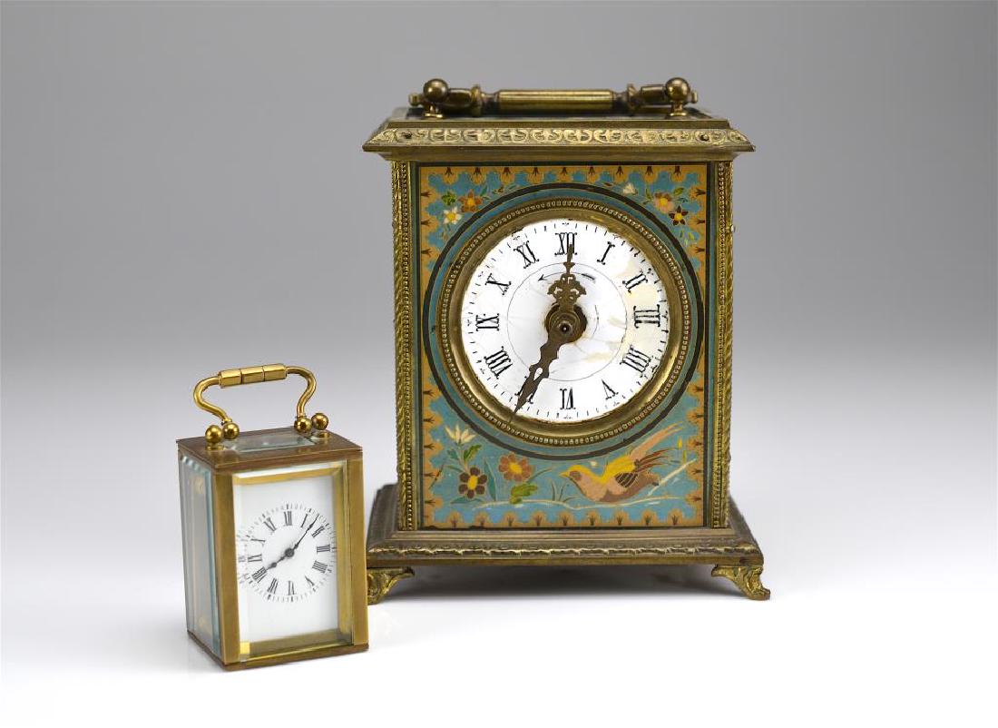 Two antique French mantel clocks (1 of 3)