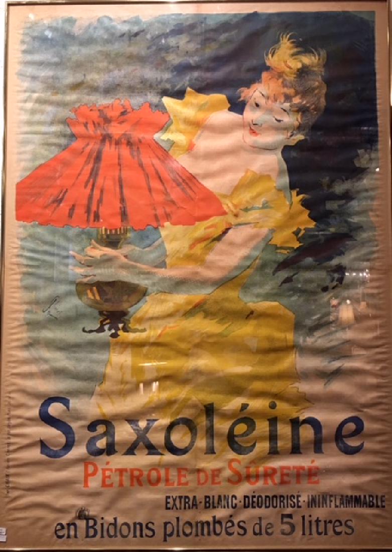 Saxoleine Petrole de Surete Vintage French Poster (1 of 1)