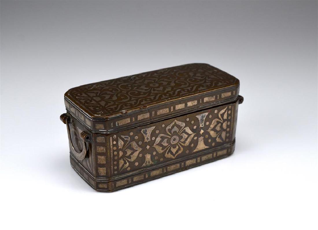Southeast Asian damascene betel nut box (1 of 6)