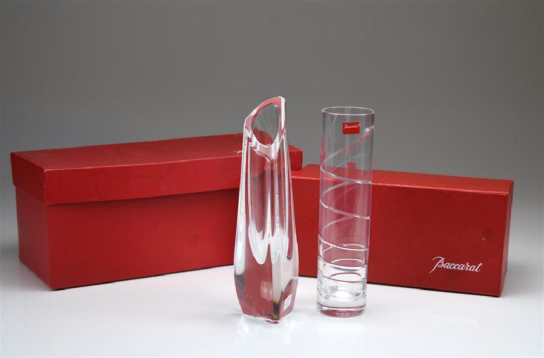 Two Baccarat glass vases (1 of 1)