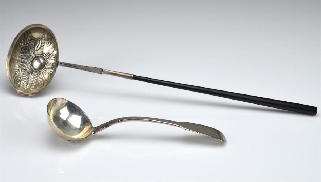 Two early silver ladles (1 of 5)