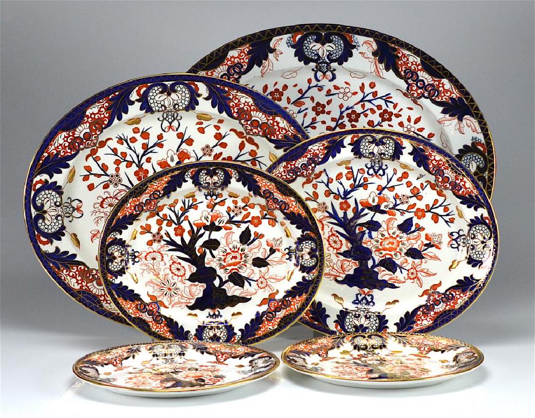 Six Royal Crown Derby Kings pattern platters (1 of 13)