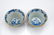 TWO CHINESE BLUE & WHITE PORCELAIN CUP & SAUCERS - 2