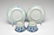 TWO CHINESE BLUE & WHITE PORCELAIN CUP & SAUCERS - 5