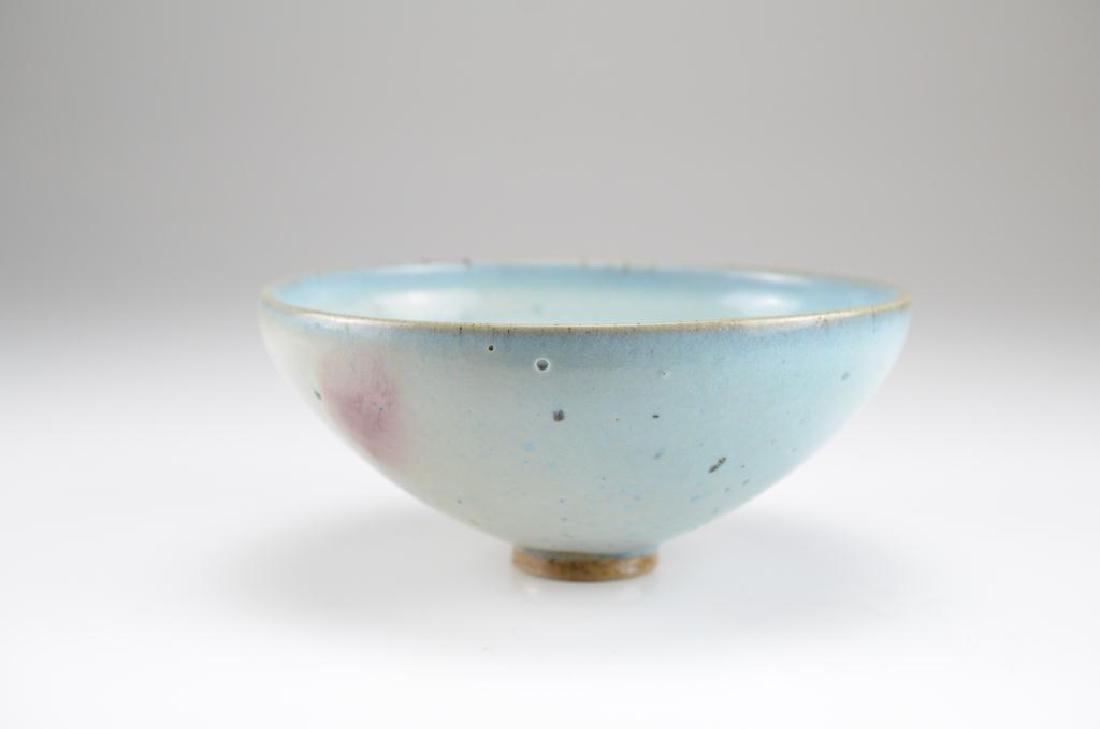 CHINESE JUN WARE STYLE FLAMBE CERAMIC BOWL (1 of 7)