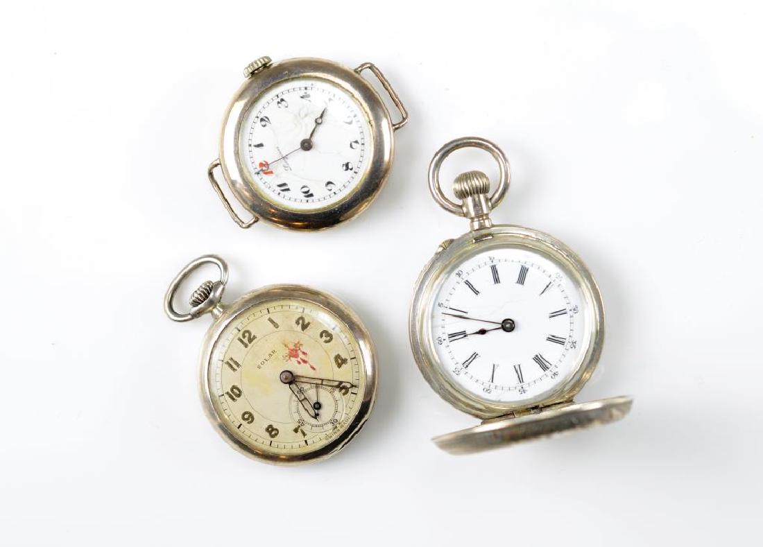 Three silver pocket watches (1 of 20)