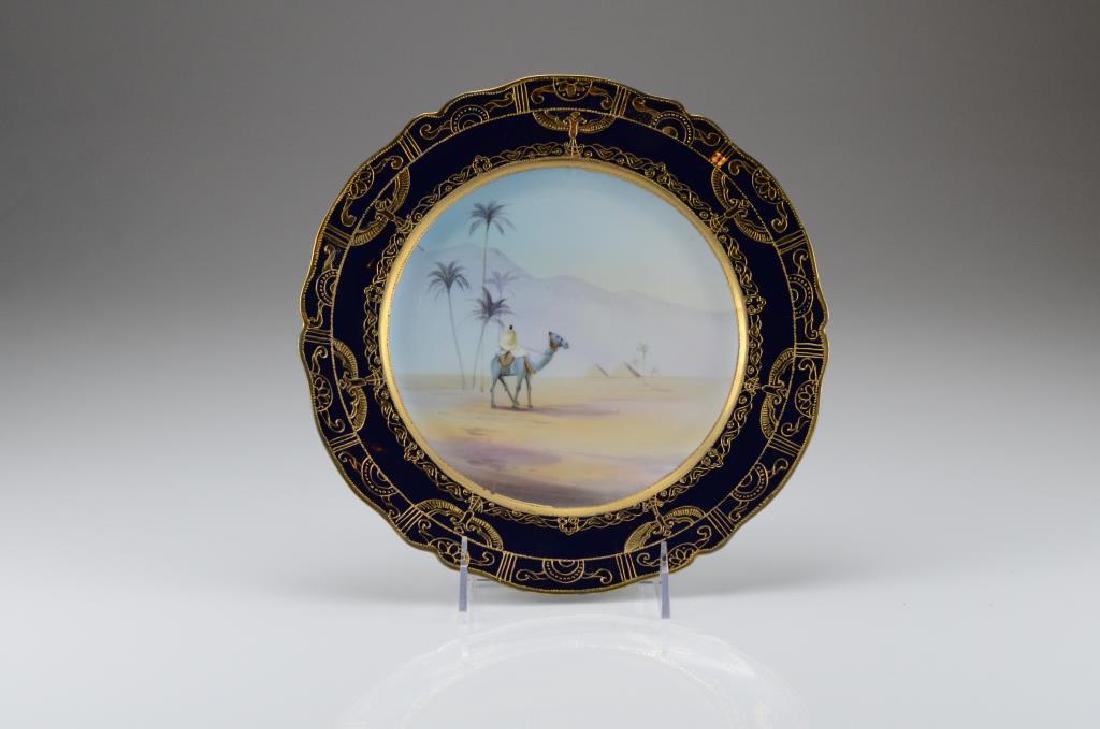Hand painted Nippon porcelain plate (1 of 3)
