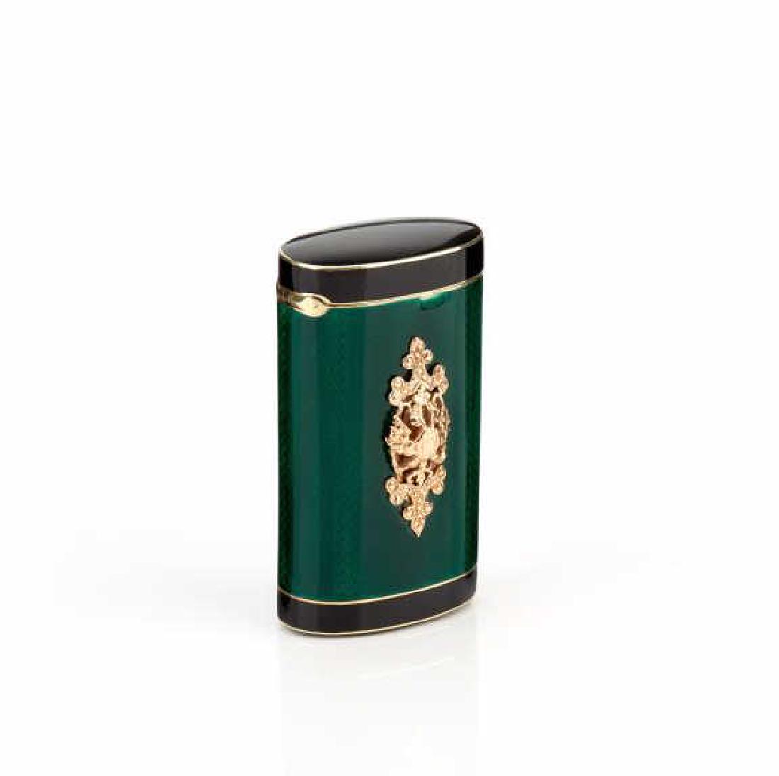 RUSSIAN GOLD & ENAMEL HINGED BOX (1 of 6)