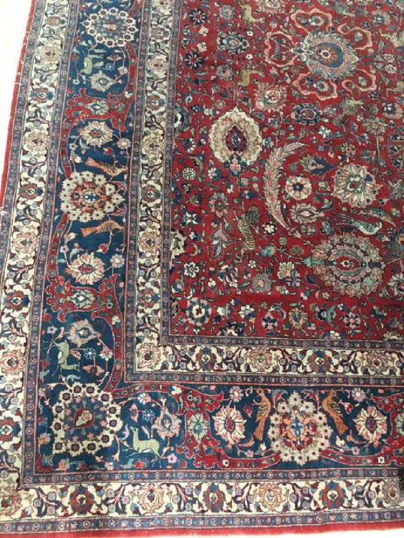 A FINE WOOL & SILK BLENDED TABRIZ CARPET (1 of 6)