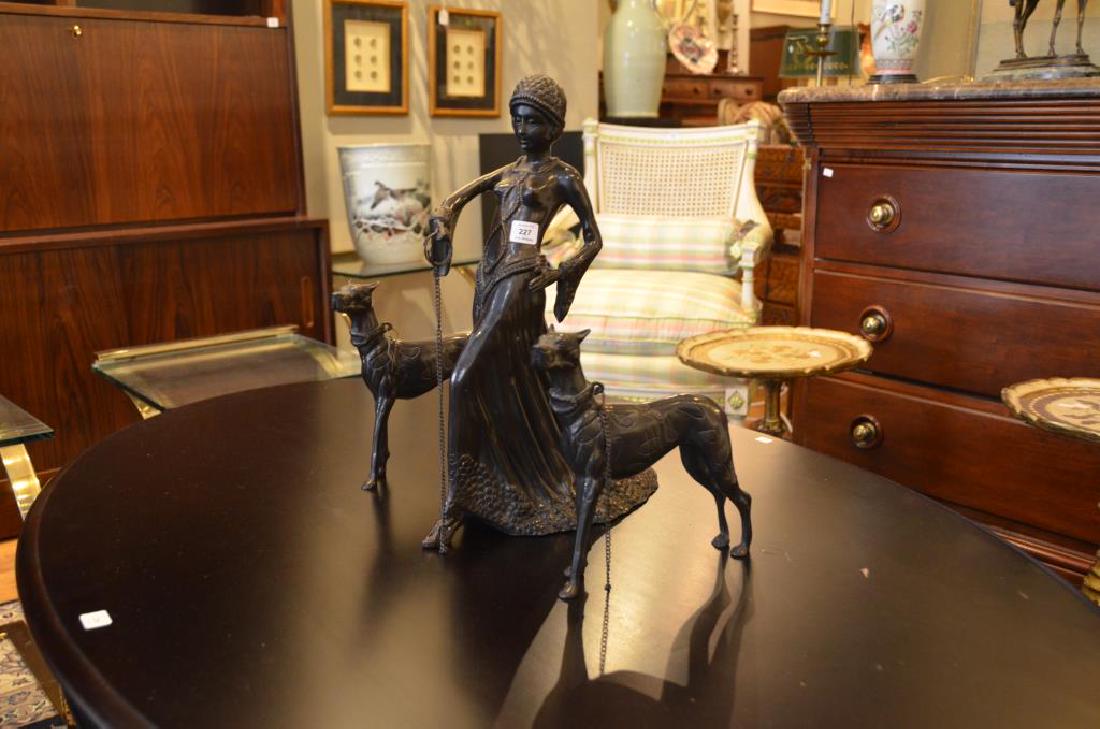 Art Deco style bronze figural group (1 of 1)