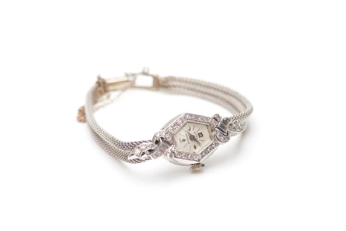 Lady's white gold & diamond watch (1 of 3)