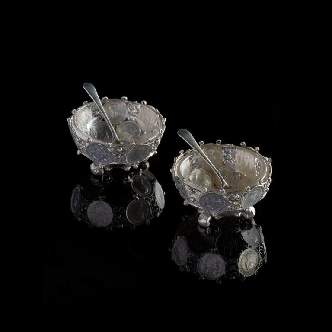 Pair of Thai coin salts (1 of 7)