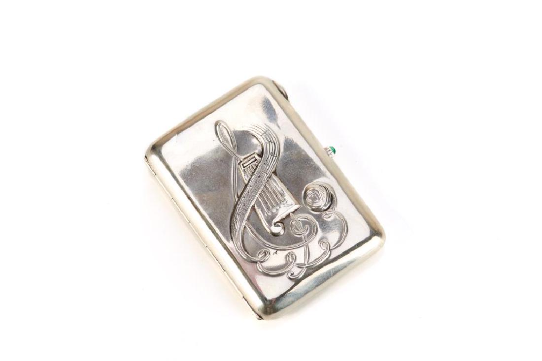 Russian silver cigarette case (1 of 4)