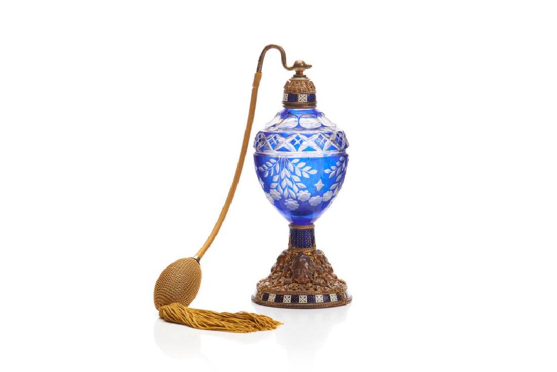 Continental bronze and flashed glass atomizer (1 of 10)