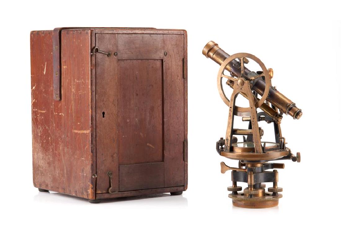 American antique theodolite surveyors transit (1 of 19)