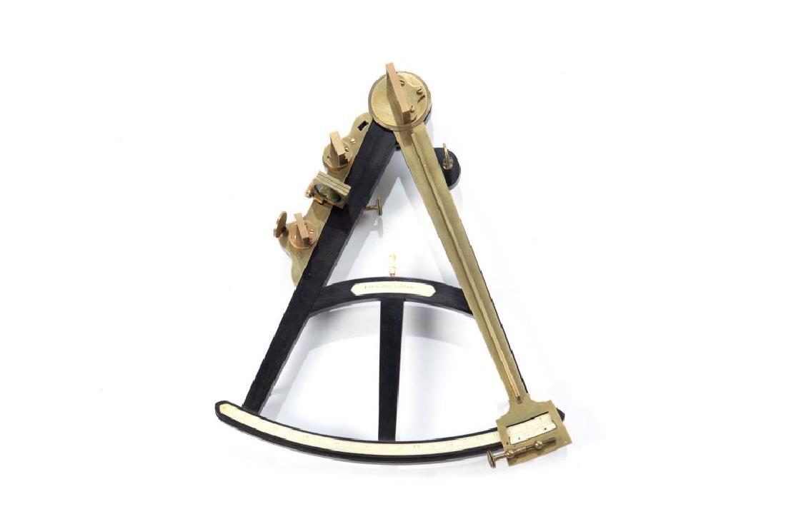 Antique marine surveyors brass sextant (1 of 5)