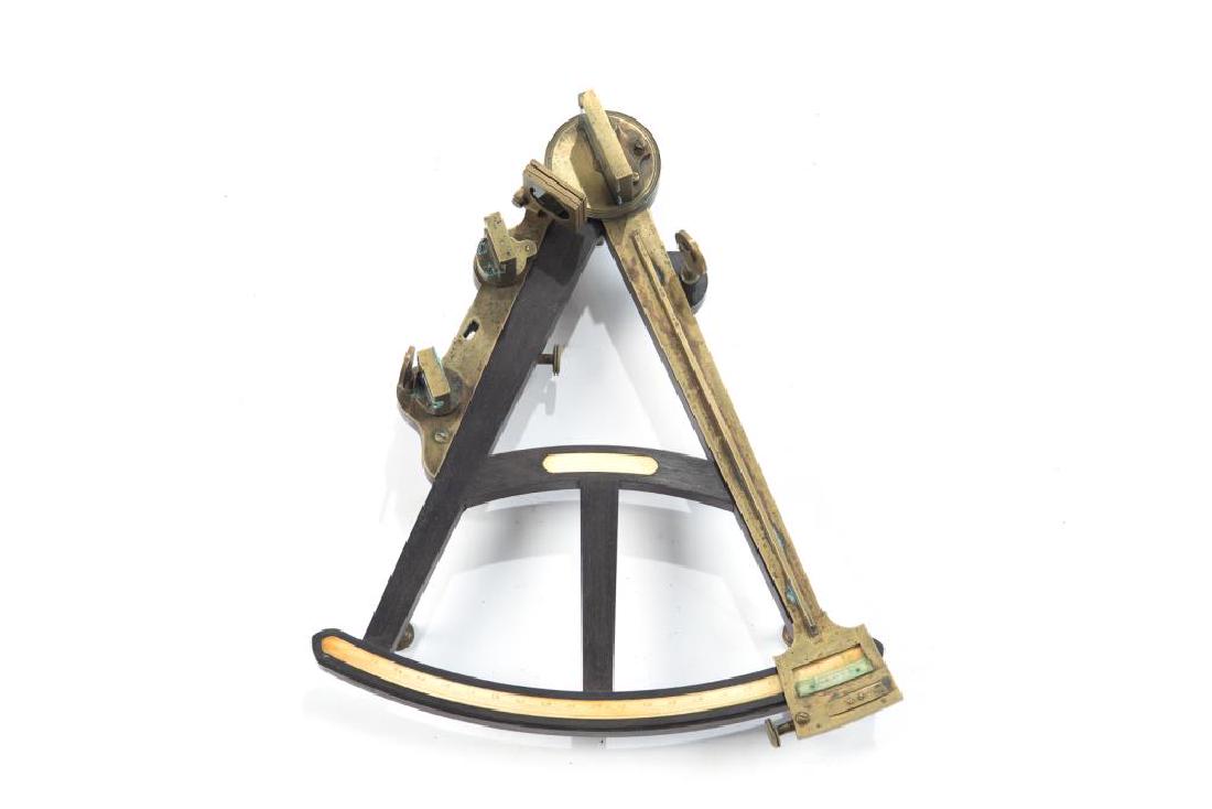 Antique marine surveyors brass sextant (1 of 4)