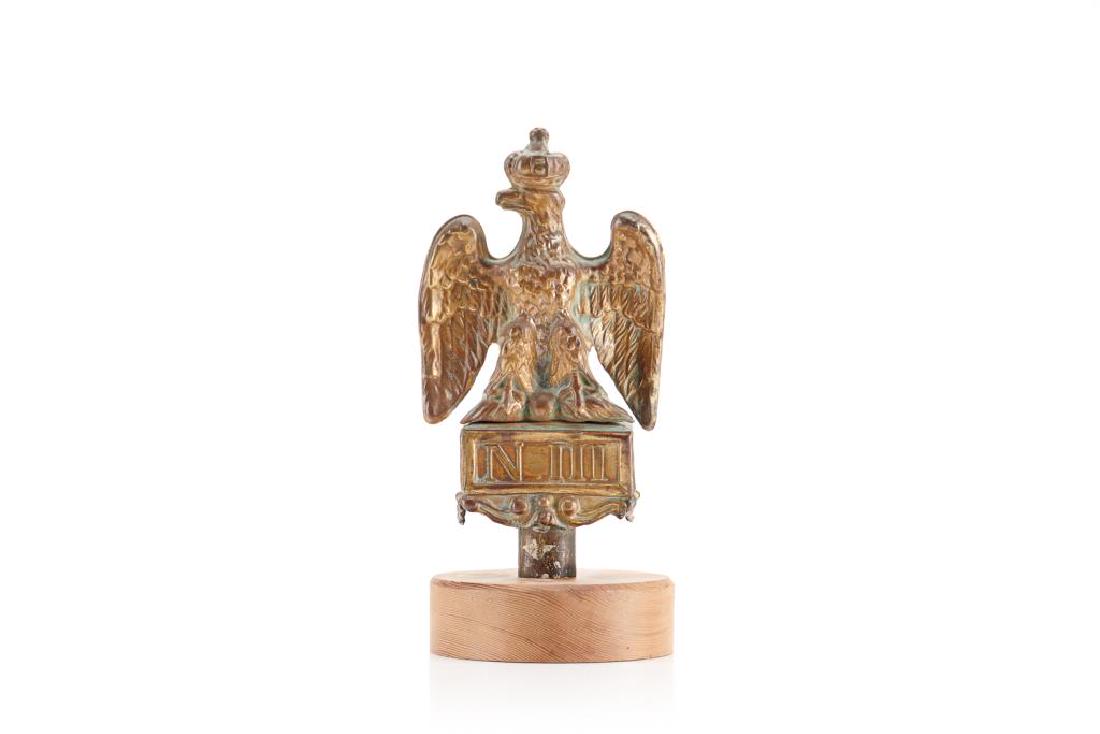 Napoleon III gilt metal  processional staff finial (1 of 8)