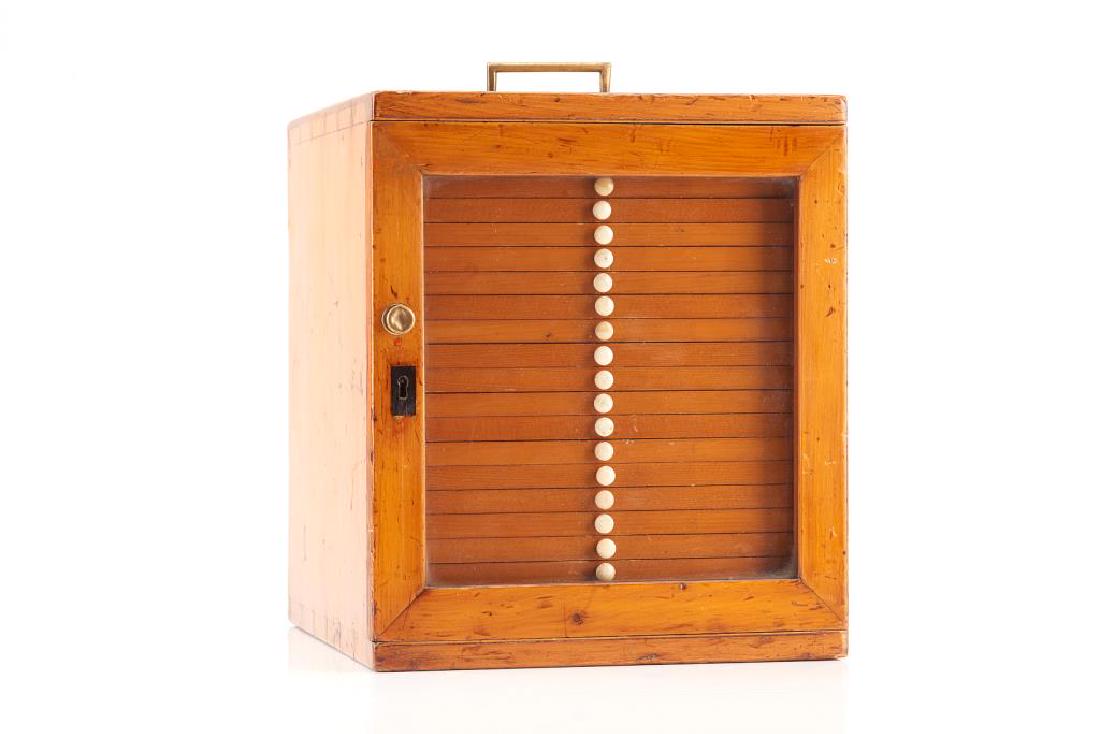 19th C pine specimen cabinet (1 of 6)