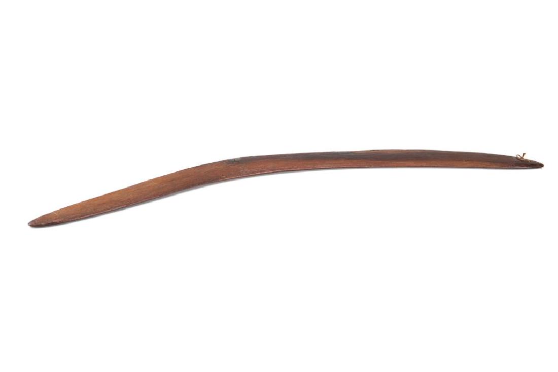 Oceanic Aboriginal artifact: Australian Boomerang (1 of 8)