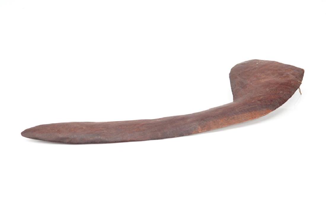 Oceanic Aboriginal artifact: Australian Boomerang (1 of 5)
