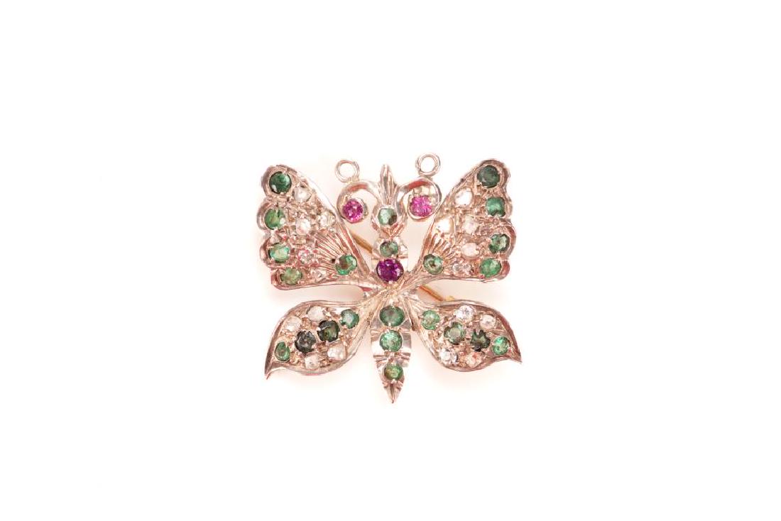 Vintage butterfly brooch (1 of 2)