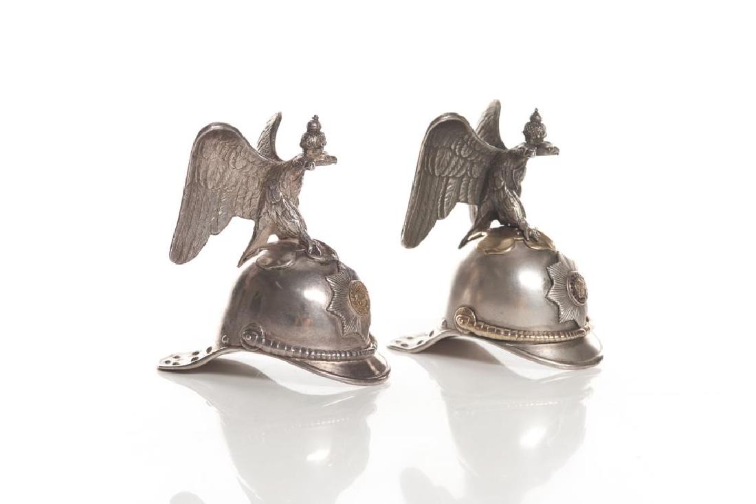 Pair of Russian silver novelty vodka cups (1 of 5)