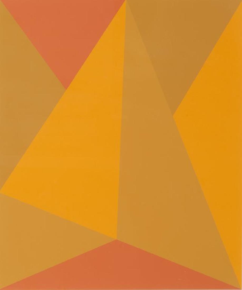 GUIDO MOLINARI (Canadian, 1933-2004): Orange & Red (1974) Colour lithograph Signed, titled and numbered 66/125, dated '74 in pencil to marginSize: 15.5 x 13.5 in. (sheet sight) Provenance: Private Collection, Toronto.