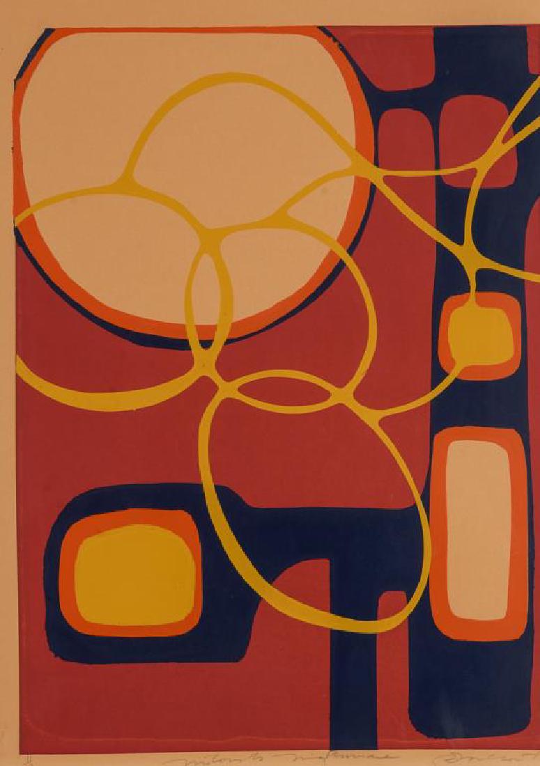 Four Vintage Works on Paper (Canadian): John Harold Thomas Snow (1911-2004) Road Over the Hills Colour lithograph Signed, titled numbered 4/16 pencil to marginSize: 14 x 19.5 in. (sheet sight) John Harold Thomas Snow (1911-2004) Spring Colo