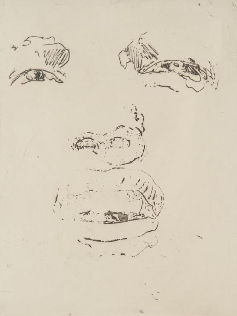 ANTHONY (TONY) SCHERMAN (Canadian, b.1950): Portrait Etching Signed and numbered AP in pencil to margin Size: 20 x 16.25 in. (sheet sight)