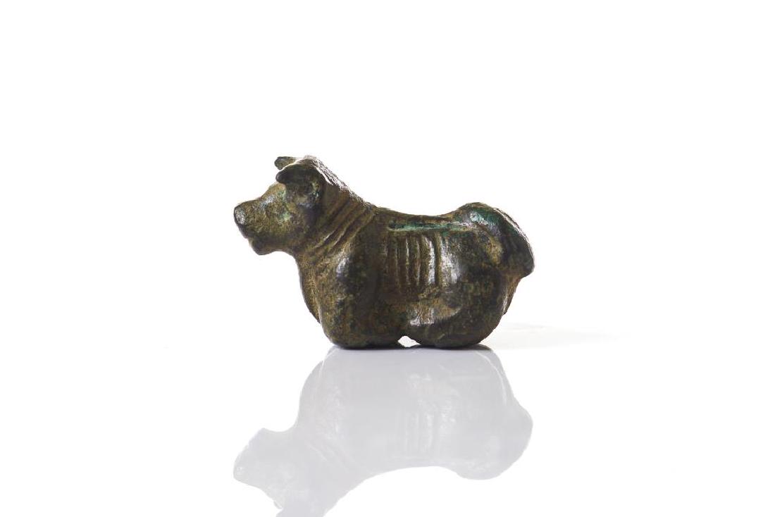 Ancient bronze bull weight (1 of 9)