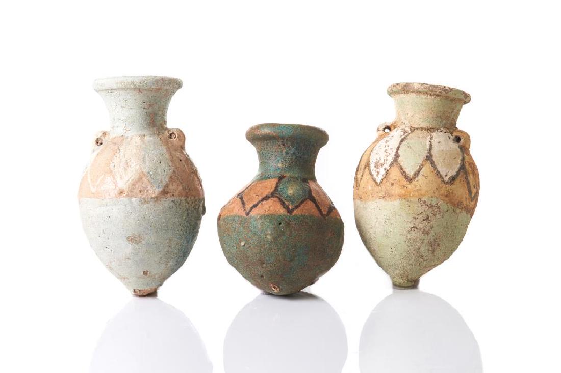 Three ancient pottery vessels (1 of 5)