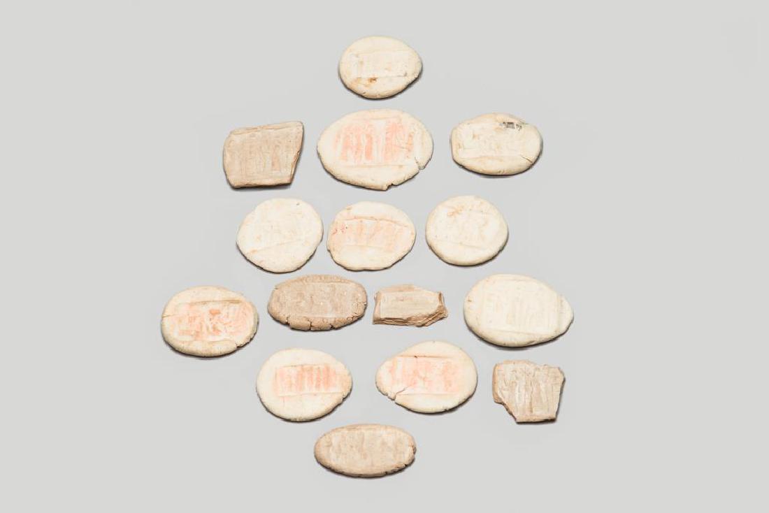 A collection of 15 ancient seal impressions (1 of 3)